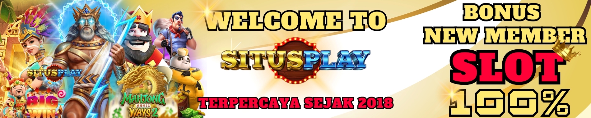 situsplay bonus slot 100%